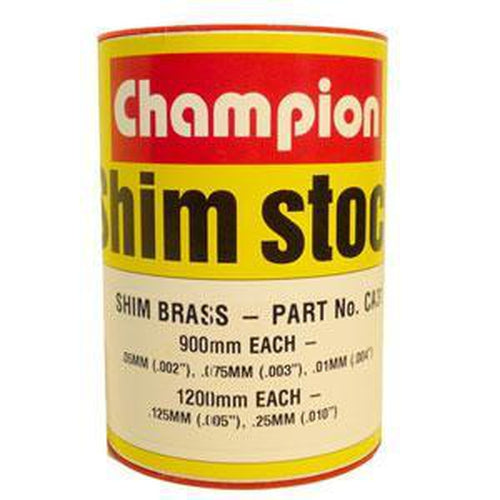 Champion Brass Shim Assortment 60Mm Wide Roll (5 Sizes)