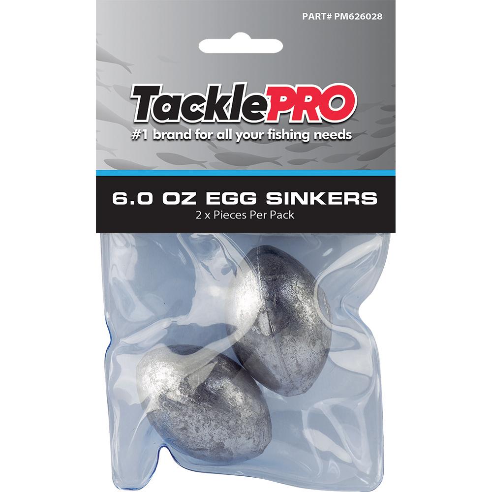 Tacklepro Egg Sinker 1/2Oz - 15Pc