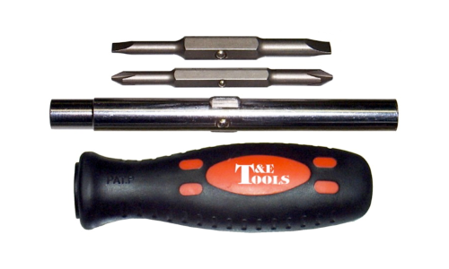 T&E 6-In-1 Multi-Tip Screwdriver