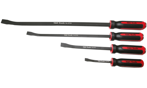 T&E 4Pc. Comfort-Grip Pry Bar Set