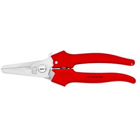 KNIPEX Shears Combination, Plastic Coated, 190mm