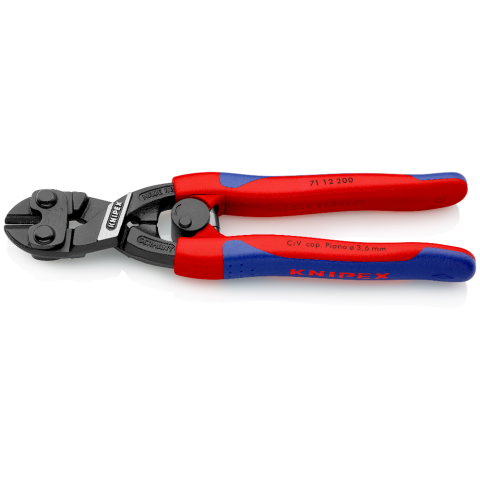 KNIPEX Mini Bolt Cutter 200mm Hi/Lever W/Spring