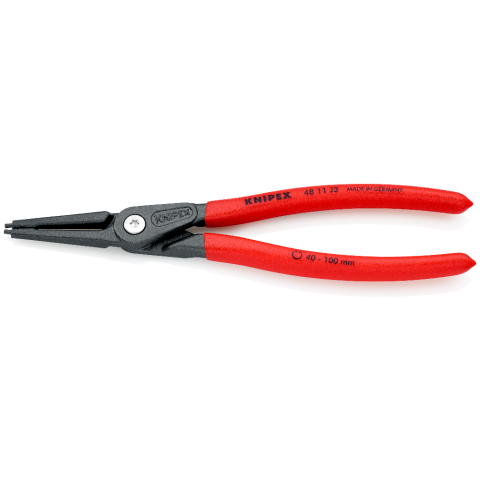 KNIPEX Pliers, Precision Internal Circlip Straight, 40 - 100 ÃƒÆ’Ã†â€™Ãƒâ€šÃ‚Â¸mm, 225mm