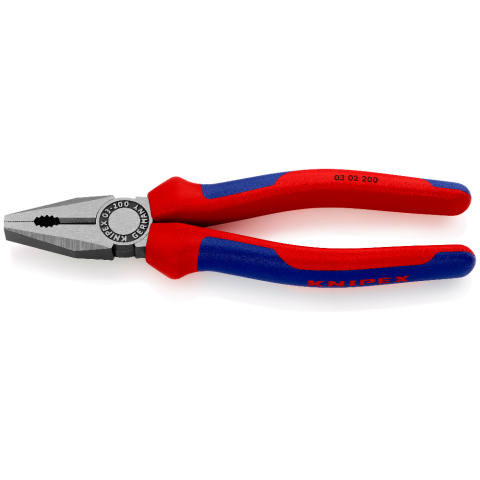 KNIPEX Pliers, Combination, Cushion Grip, 200mm