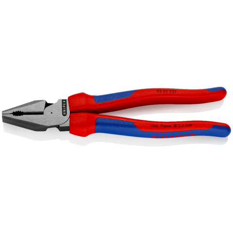 KNIPEX Pliers, Combination High Leverage, Cushion Grip, 225mm