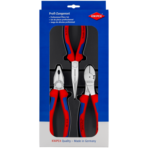 KNIPEX Pliers "Assembly" Set 3pc - Cushion Grip