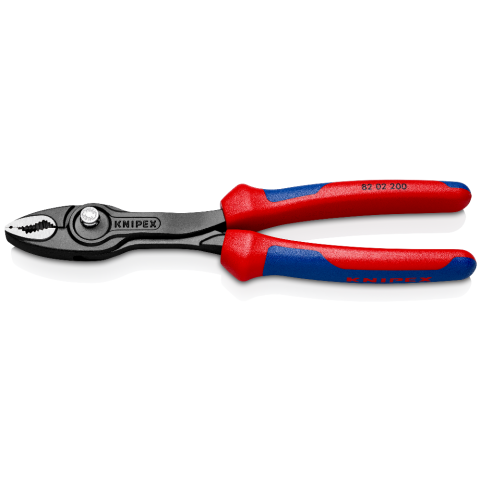 KNIPEX Pliers, TwinGrip Slip Joint, 200mm - Cushion grip