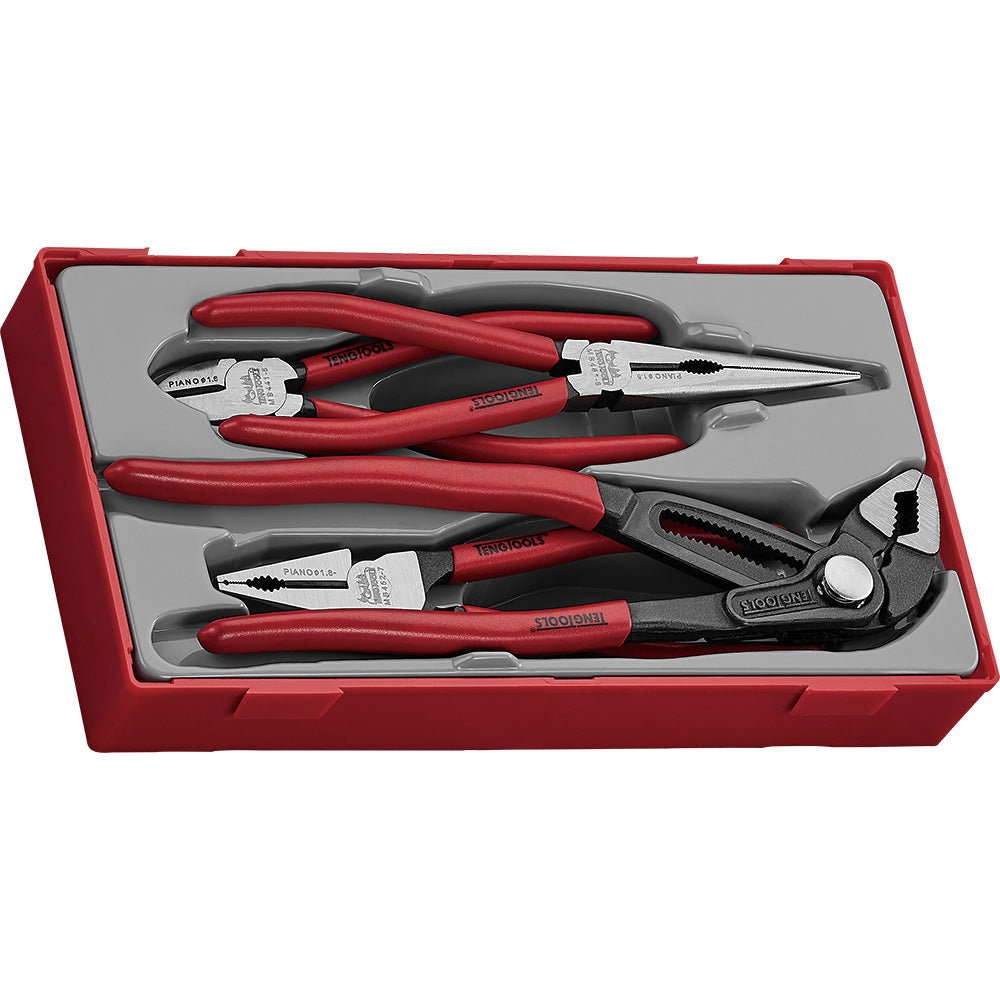 Teng 4pc Plier Set Vinyl Grip Q TT1