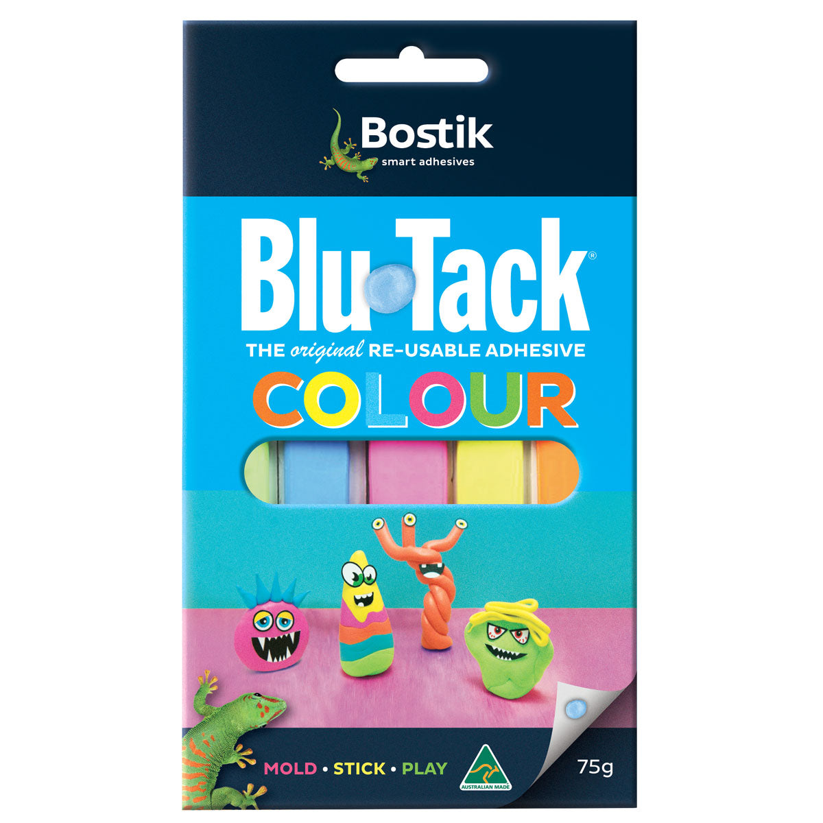 Bostik Blutack 75gm Colour