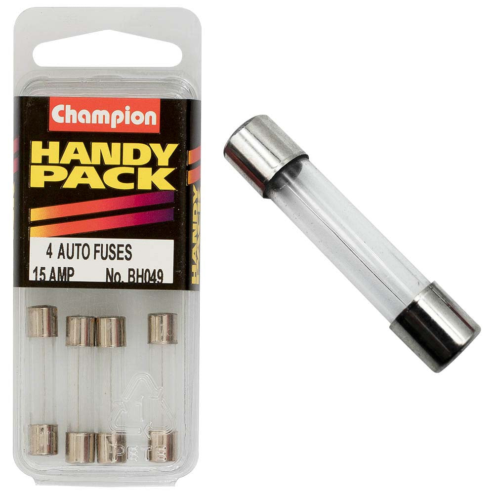 Champion 3Ag - 15Amp Glass Fuse