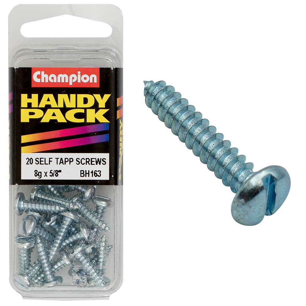 Champion 10G x 1/2in Self Tap Set Screw - Pan HD