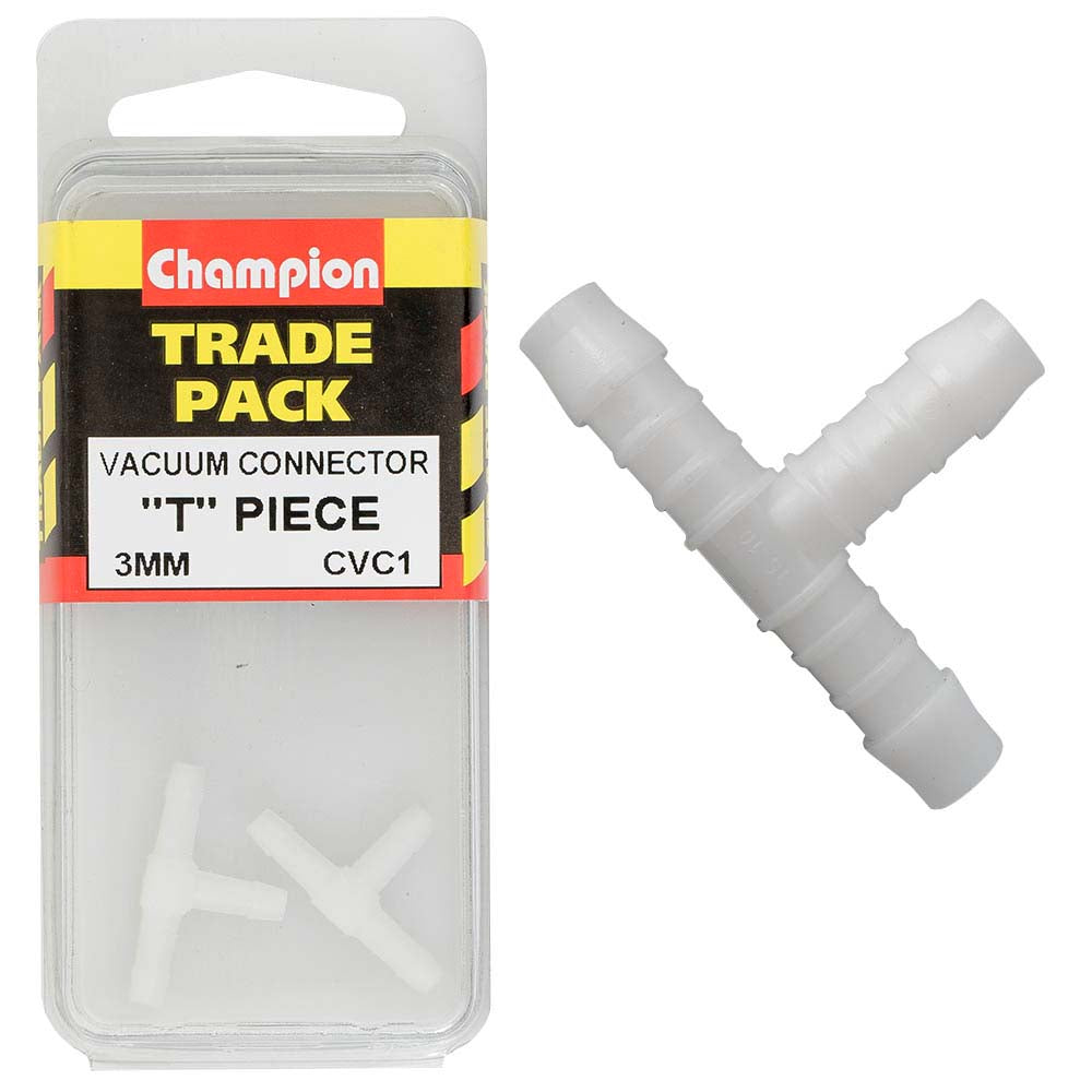 Champion Vacuum Hose - T Piece 3mm