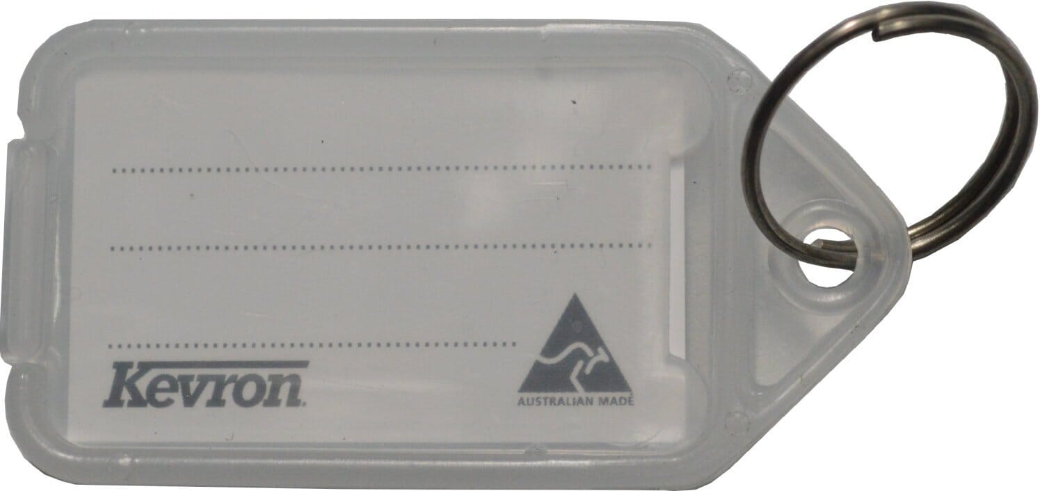 Kevron Key Tag "Giant" Loose Clear