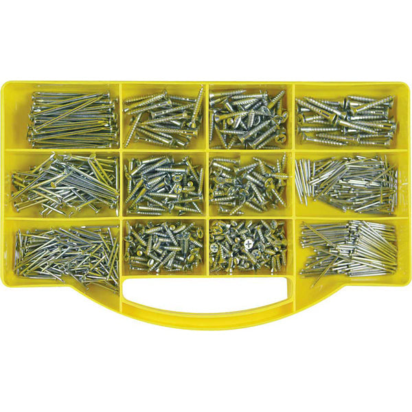 Champion GJ Grab Kit 800pc Woodscrews & Nails Kit**