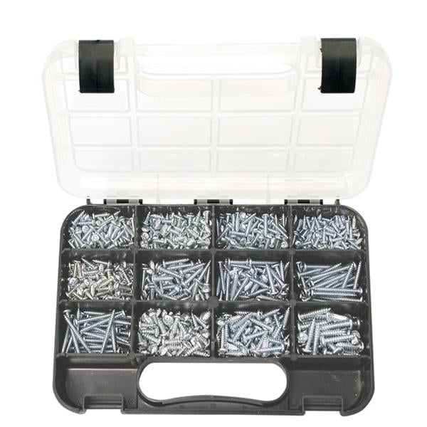 Champion Gj Grab Kit 760Pc Self-Tapping Pan Head Screws Zinc | Grab Kits-Fasteners-Tool Factory