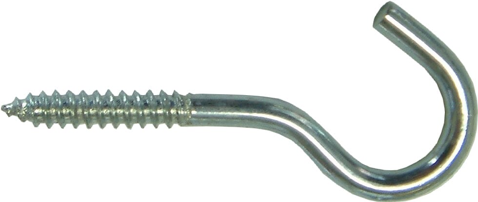 Hindley Screw Hook - Zinc Plated #324 4-1/2 x 5/16 inch Tagged