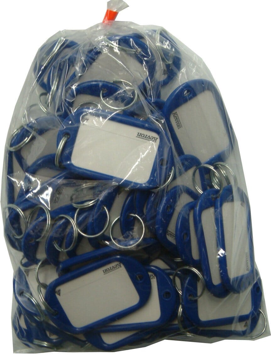 Kevron Key Tag "Jumbo" 50-pce Bag Blue