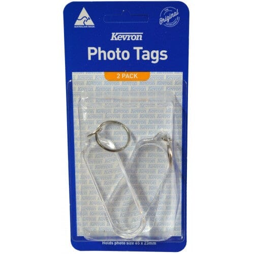 Kevron Photo Key Tag - Clear 62mm x 23mm