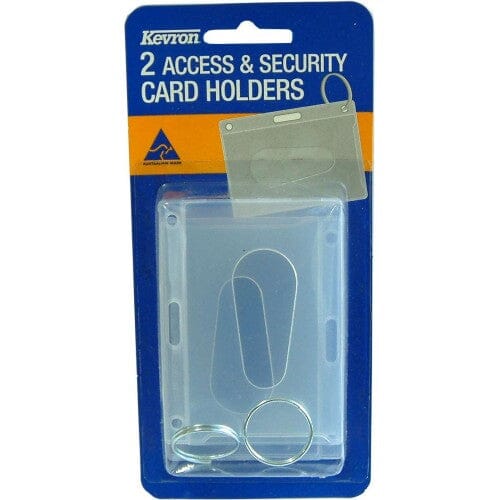 Kevron Key Tag License/Card Holder 2-pce Carded