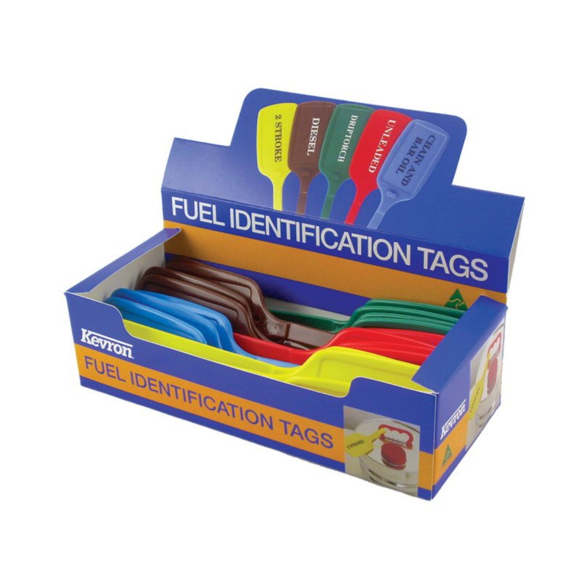 Kevron Fuel ID Tags 16-pce Assorted