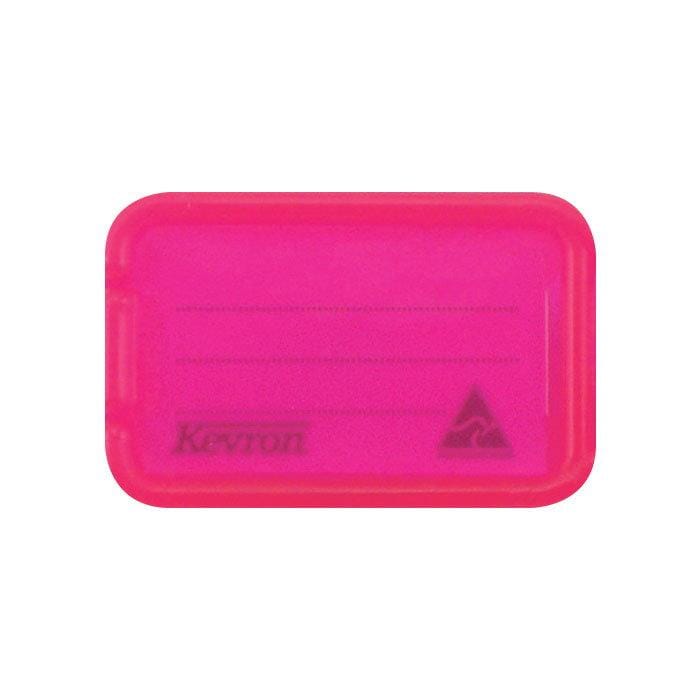 Kevron KEY TAG HOLDERS W/LABEL LOOSE      HOT PINK