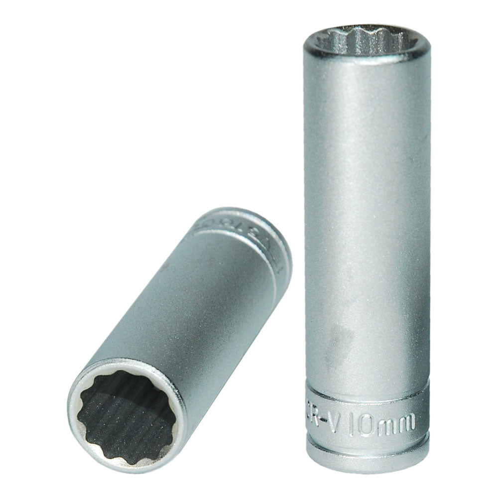 Teng 1/4in Dr. Deep Socket 10mm 12pt