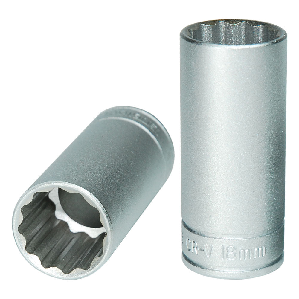 Teng 3/8in Dr. Deep Socket 18mm 12pt