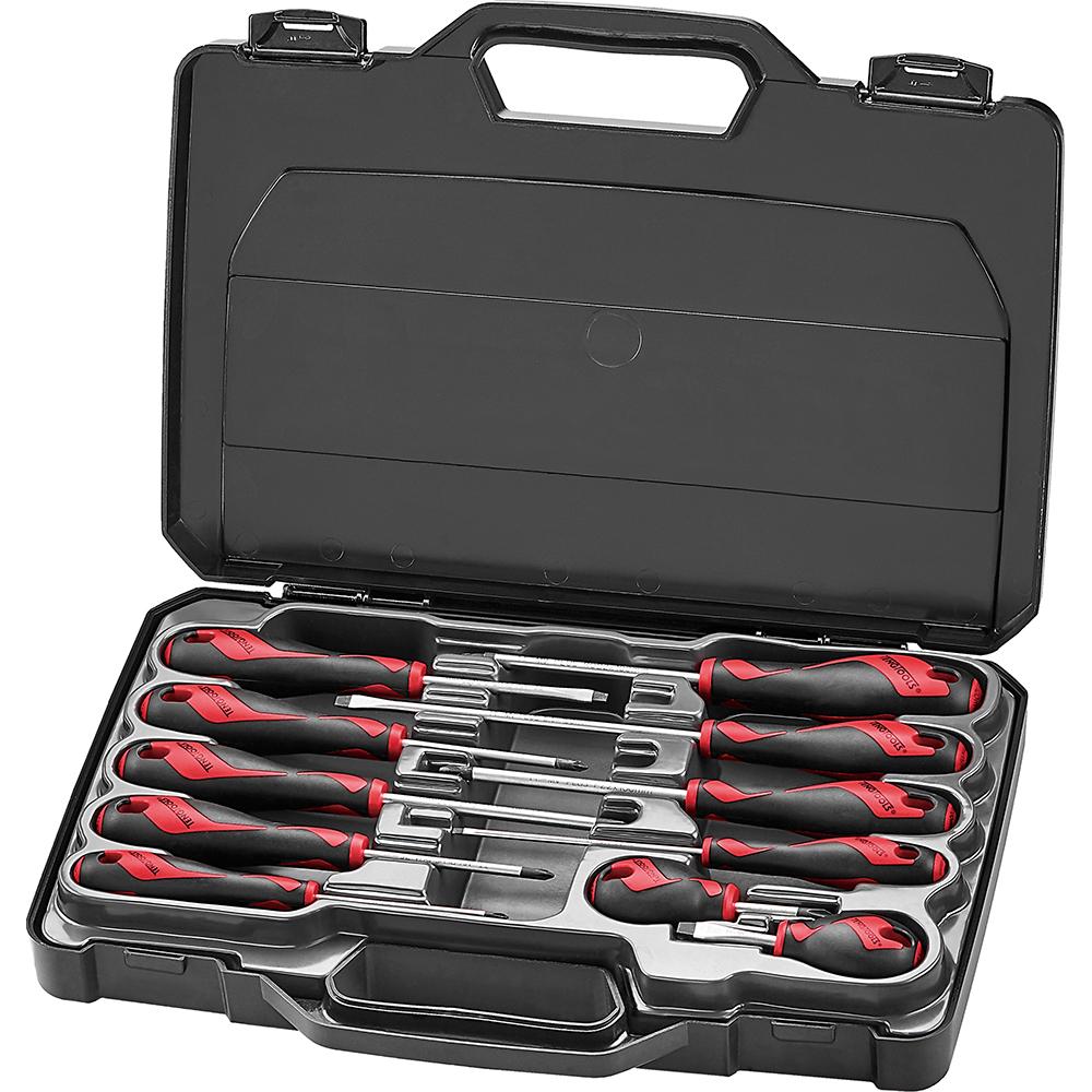 Teng 11Pc Md Tt-Mv+ Fl-Ph-Pz-Rob Screwdriver Set | Screwdrivers - Sets-Hand Tools-Tool Factory