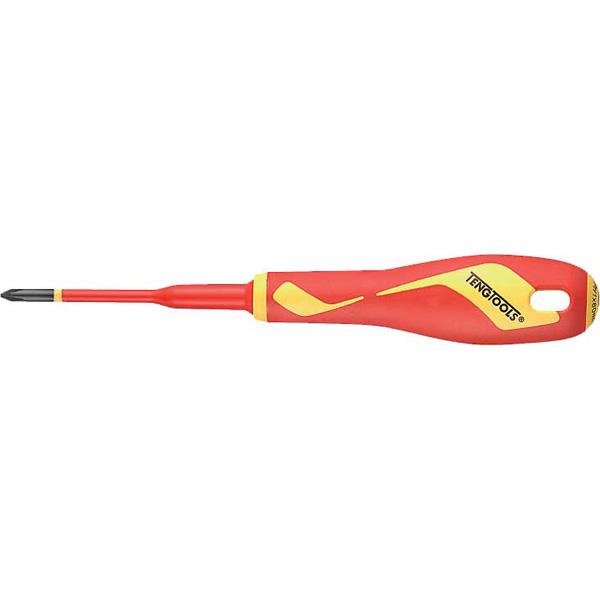 Teng Md 1000V Vde Screwdriver Ph1 X 80Mm (Rbd) | Screwdrivers - Insulated-Hand Tools-Tool Factory