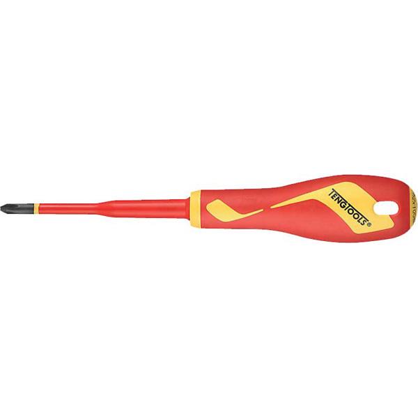 Teng Md 1000V Vde Screwdriver Ph2 X 100Mm (Rbd) | Screwdrivers - Insulated-Hand Tools-Tool Factory