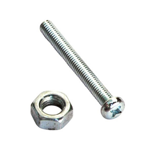 Champion M6 X 16Mm Number Plate Screw & Nut - 50Pk | Bulk Packs - Metric-Fasteners-Tool Factory