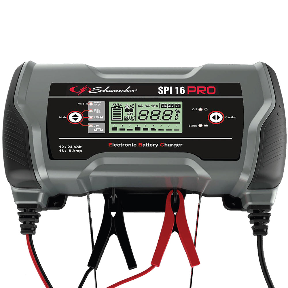 Schumacher Battery Charger 12V-16A / 24V-8A