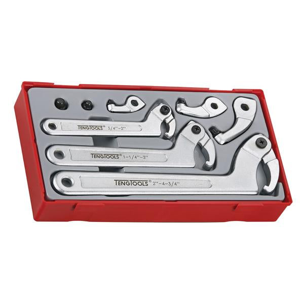 8Pc Hook & Pin Wrench Set | Tool Tray Sets - Metric-Hand Tools-Tool Factory