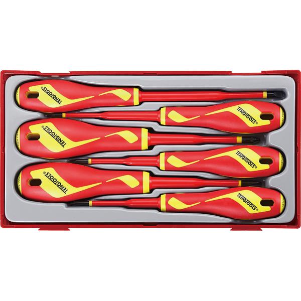 6Pc Md 1000V Vde Screwdriver Set (Rbd) | Tool Tray Sets-Hand Tools-Tool Factory