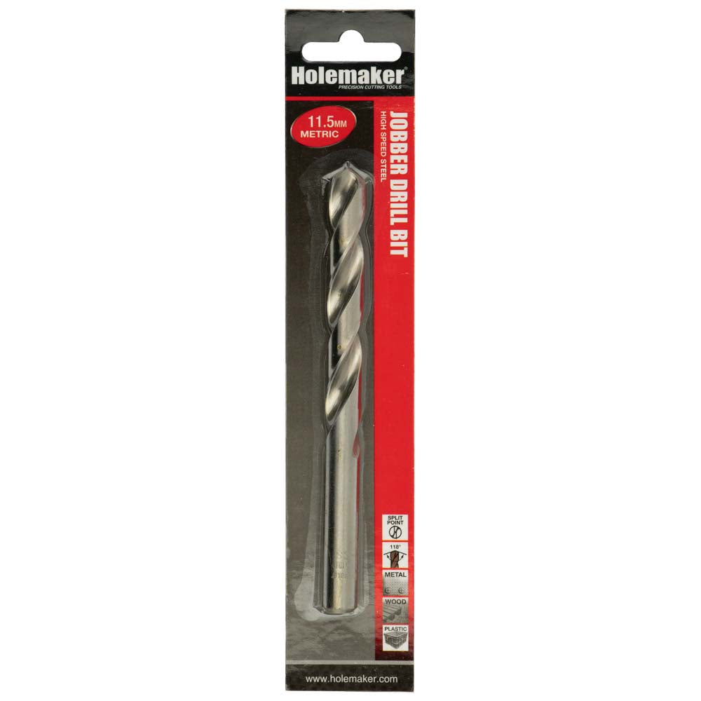 Holemaker Jobber Drill 11.5mm - 1pc (Carded)