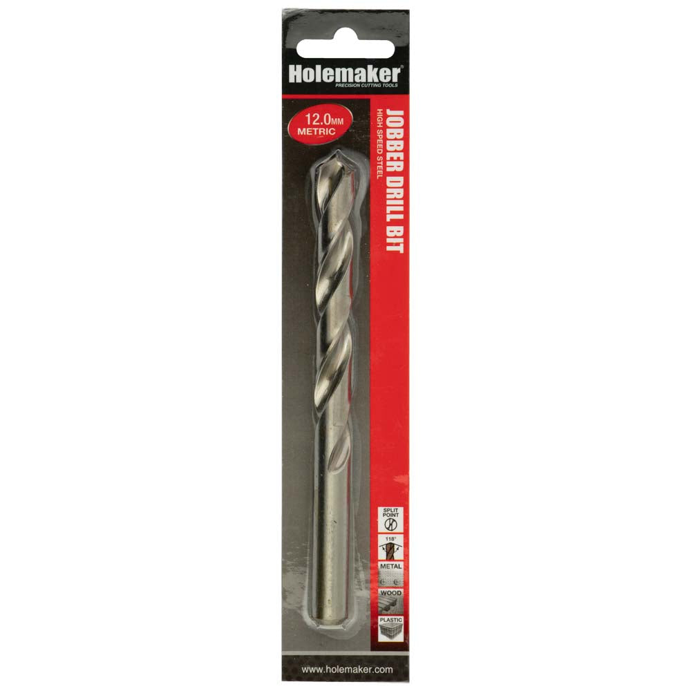 Holemaker Jobber Drill 12.0mm - 1pc (Carded)