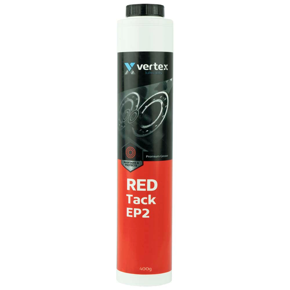 Vertex Red Tack EP2 Grease Cartridge 400gm NLGI 2