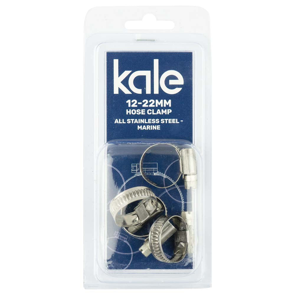 Kale WD9 12-22mm W4-R (4pk) - All Stainless Marine