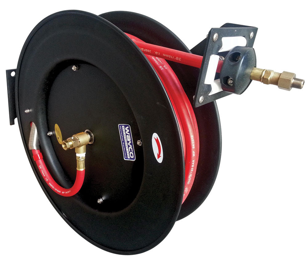 RokitAir Retractable Air Hose Reel 1/2" ID x 15 Mtrs